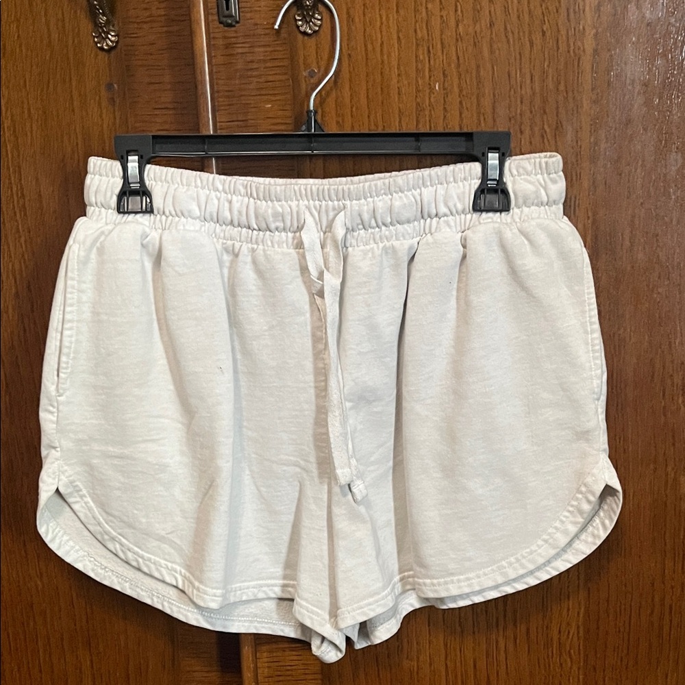Women's Athletic White Shorts